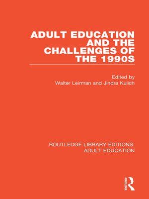 cover image of Adult Education and the Challenges of the 1990s